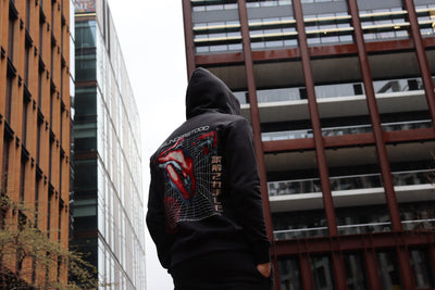 Stylish men's streetwear hoodie.